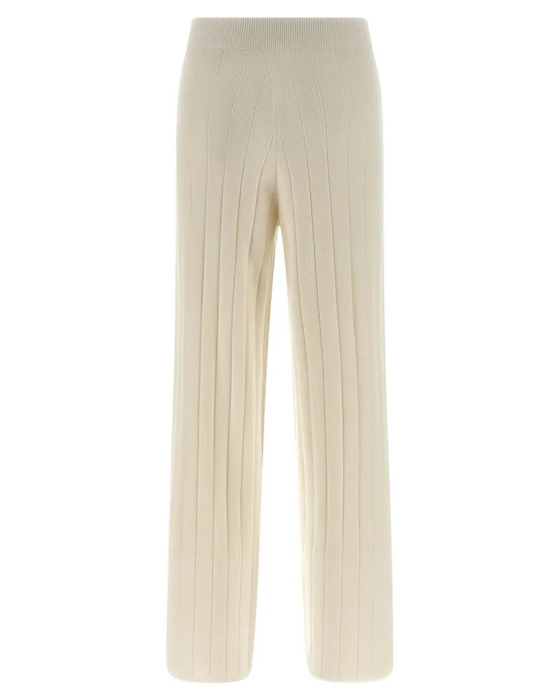 Max Mara Jardin Joggers — White White