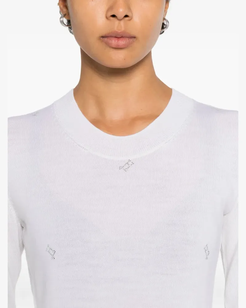 Herno Women's Smbellished Top Aw25 W White