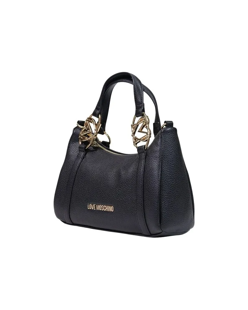 Moschino Women's Black Polyethylene Handbag Bag Black