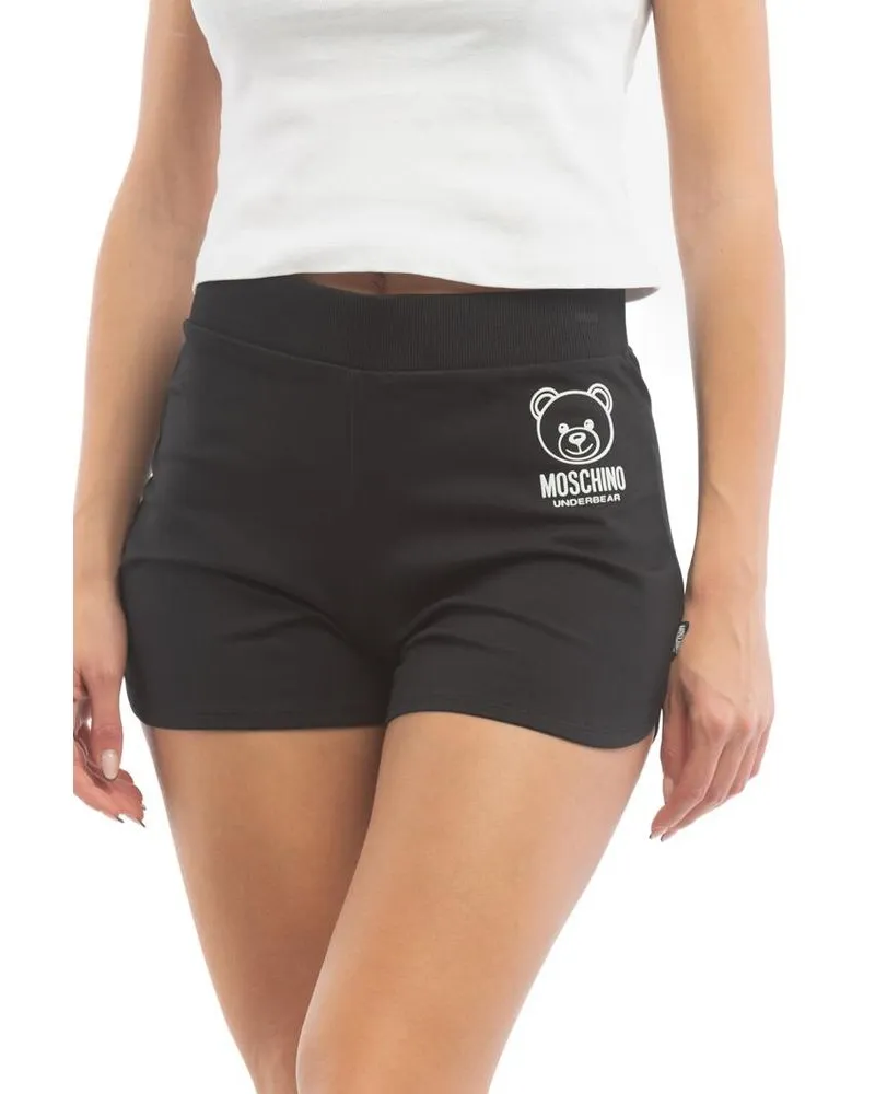 Moschino Women's Black Cotton Short And Mini Black