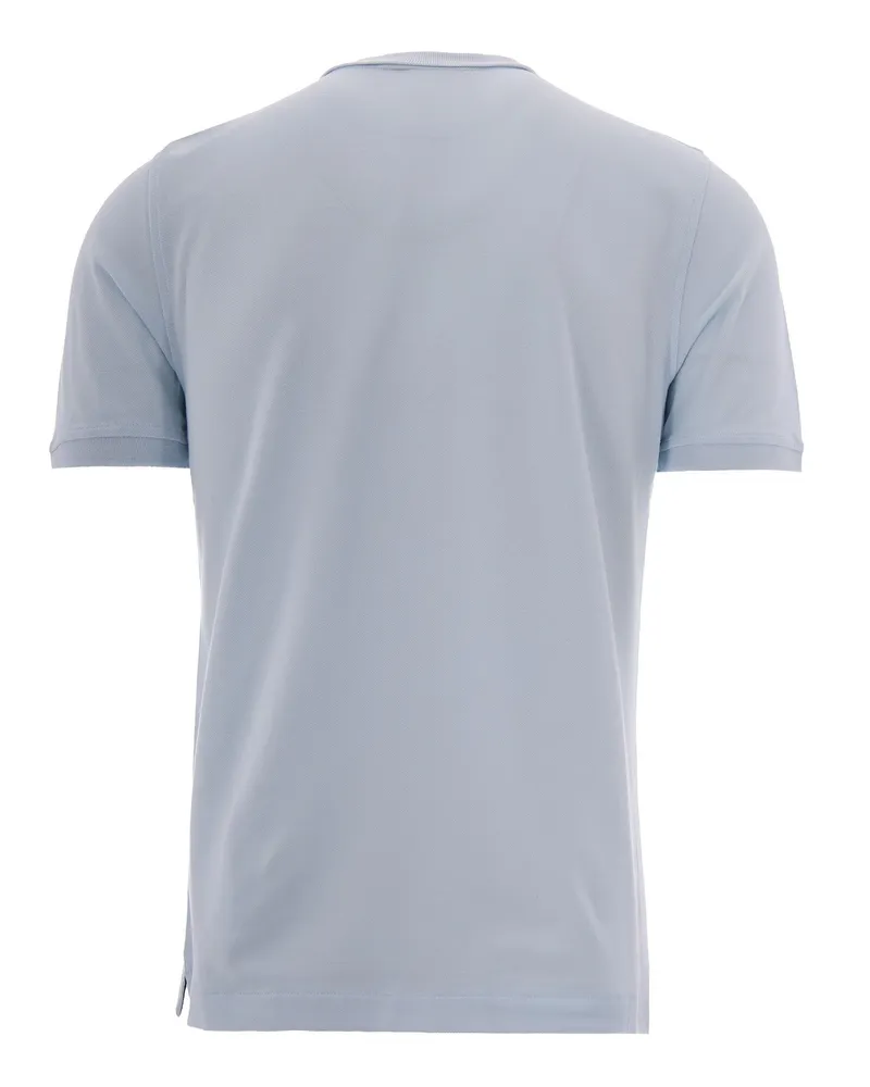 K-Way Men's Polo Shirt Vinnie Blue Ballad Cotton T-shirts And Polos Blue