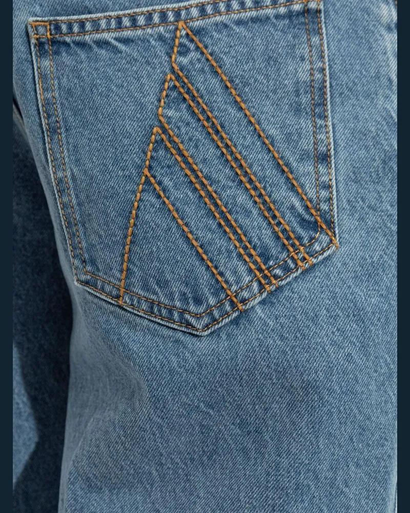 ATTICO Women's Jeans Blue Cotton 