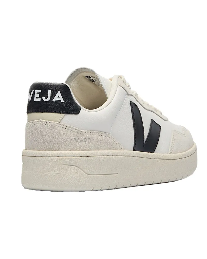VEJA Women's Sneakers V-90 White-Black Trainers White/black White