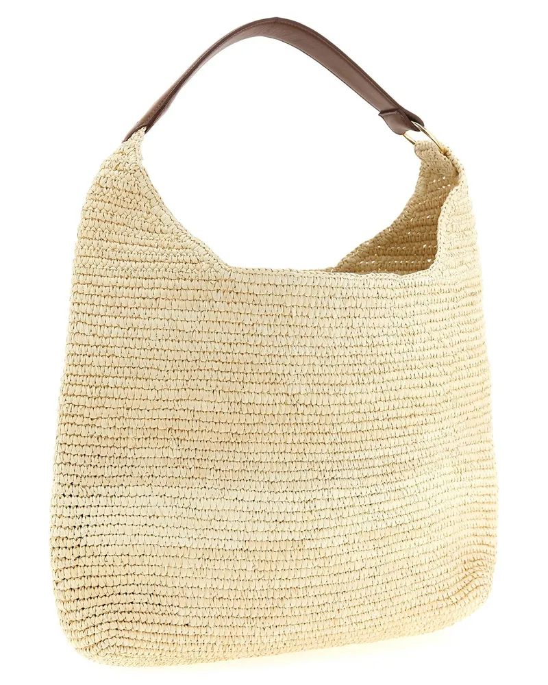 Maison Michel Cristiana Shoulder Bag — Cream Beige