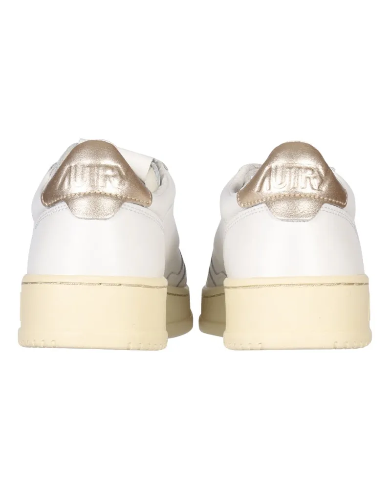 AUTRY Women's Medalist Low Sneaker White Cow Leather Trainers White