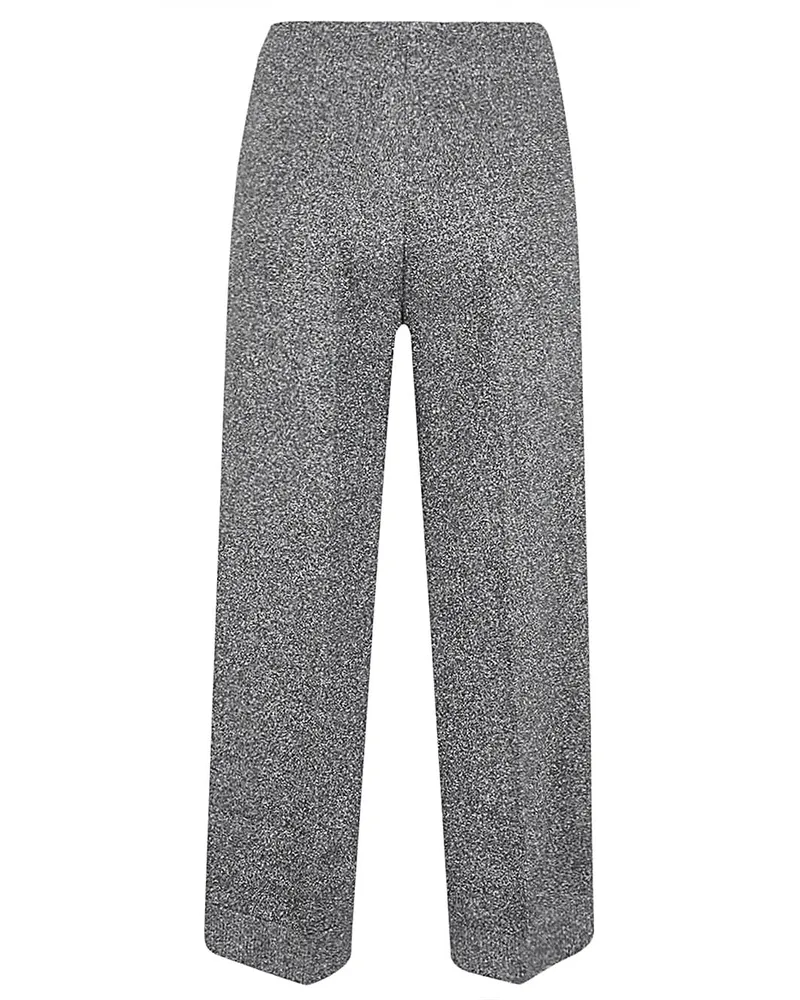 Circus Hotel Wide-Leg Viscose Trousers — Grey Grey