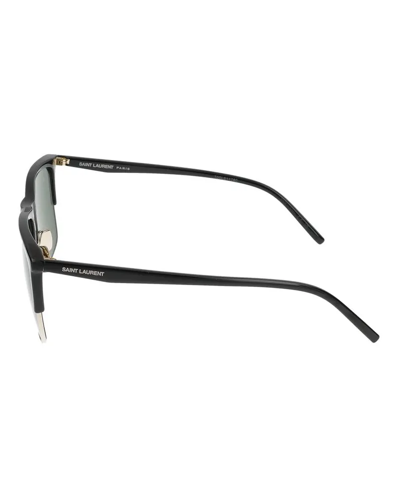 Saint Laurent Men's Sl Sunglasses Black Injected Black