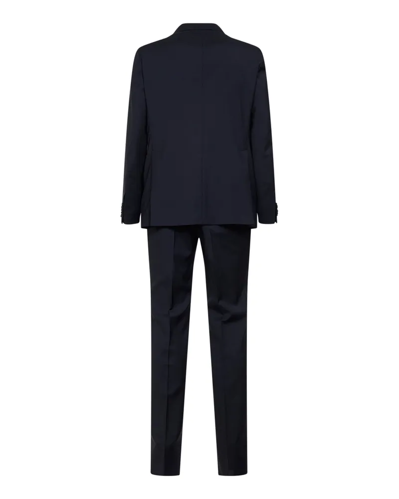 Tagliatore Men's Suit Vesuvio Blue Virgin Wool Suits Navy