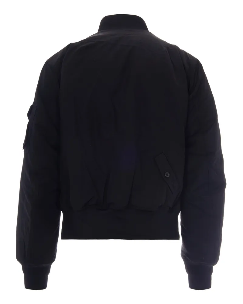 adidas Men's Bomber Jacket Nylon Black Polyamide Black