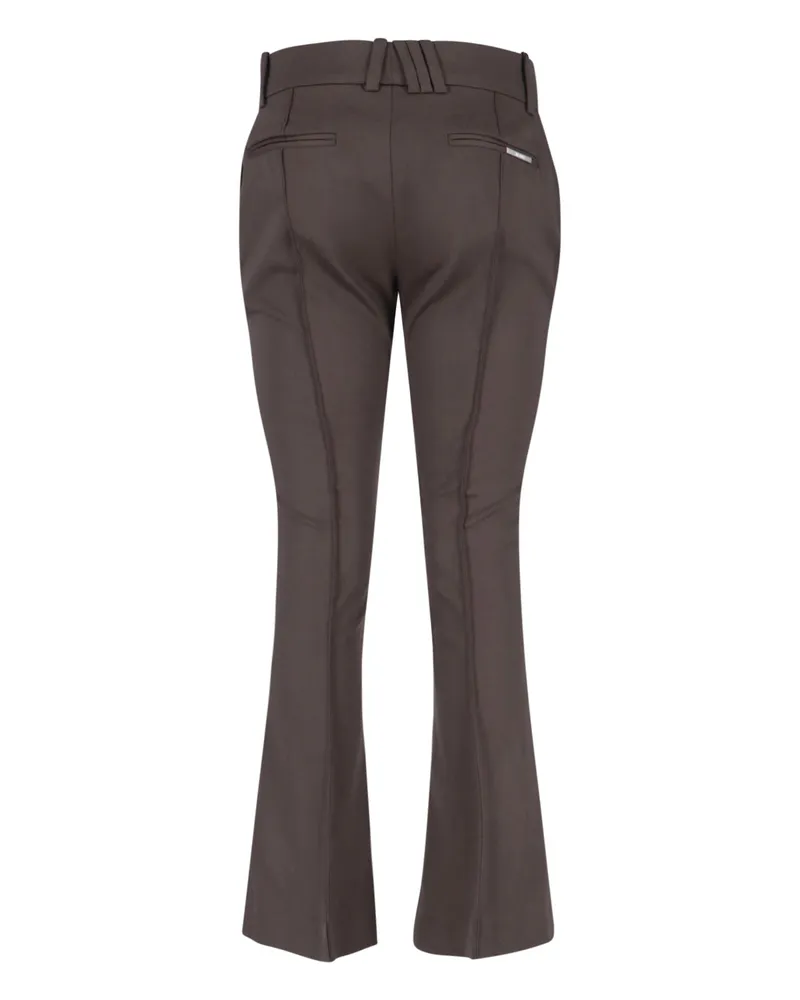ATTICO Women's Trousers Brown Virgin Wool Brown