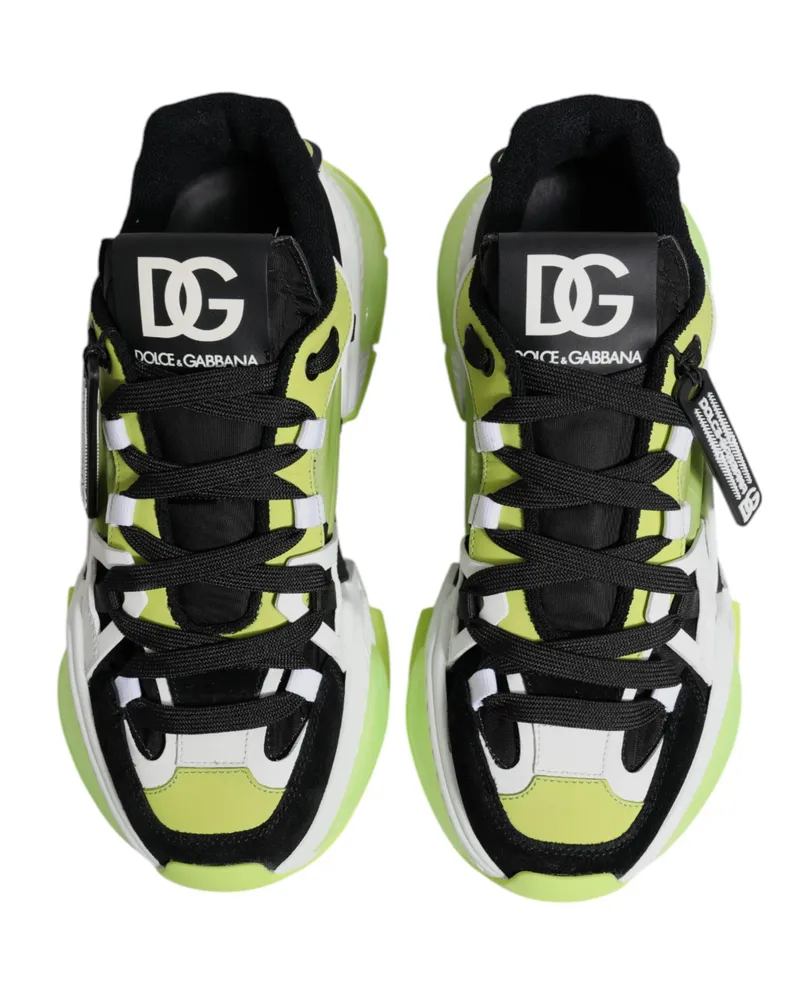 Dolce & Gabbana Men's Multicolor Airmaster Low Top Sneakers Shoes Multicolor