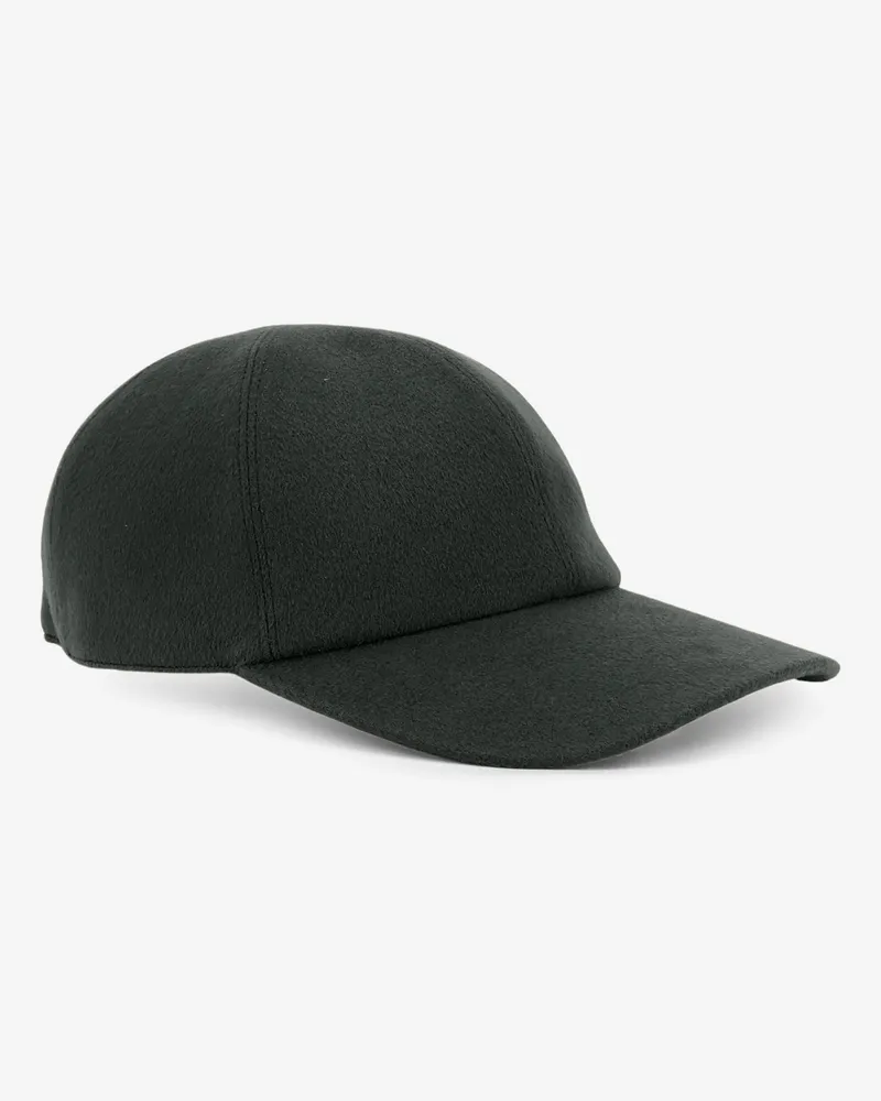 Loro Piana Men Cashmere Hat Ivy Black Black