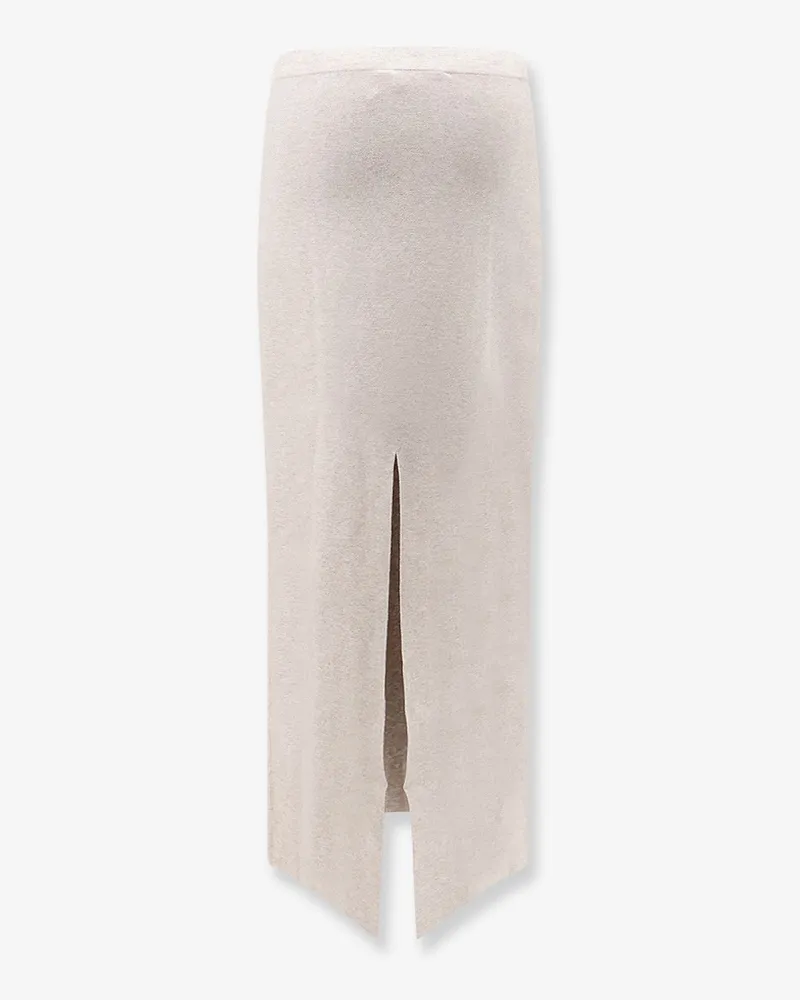 Hevò Women's Skirt Viscose-Blend Grey Gray