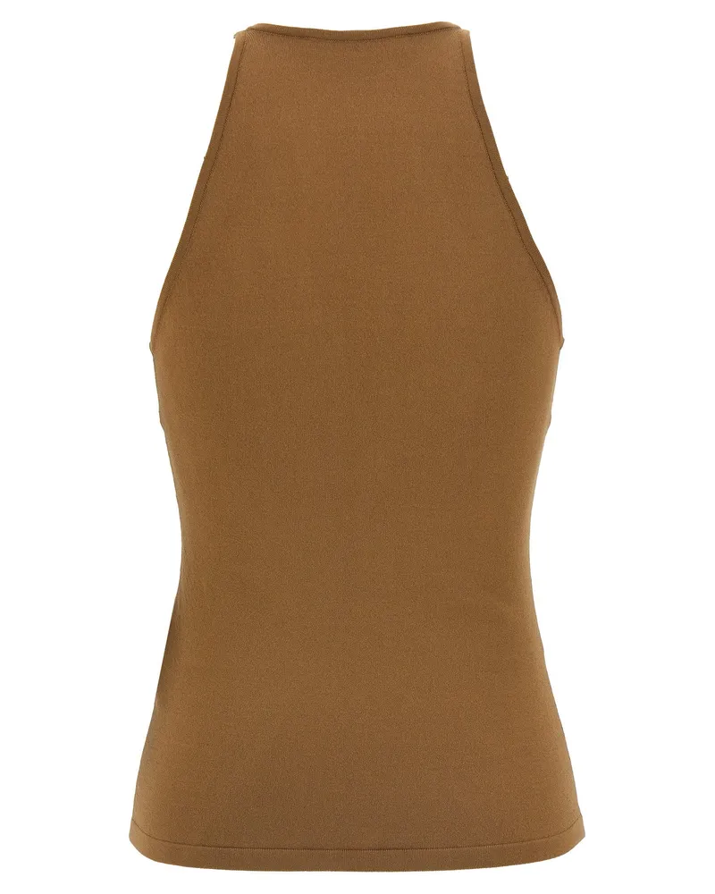 Max Mara Tank Top — Camel Camel