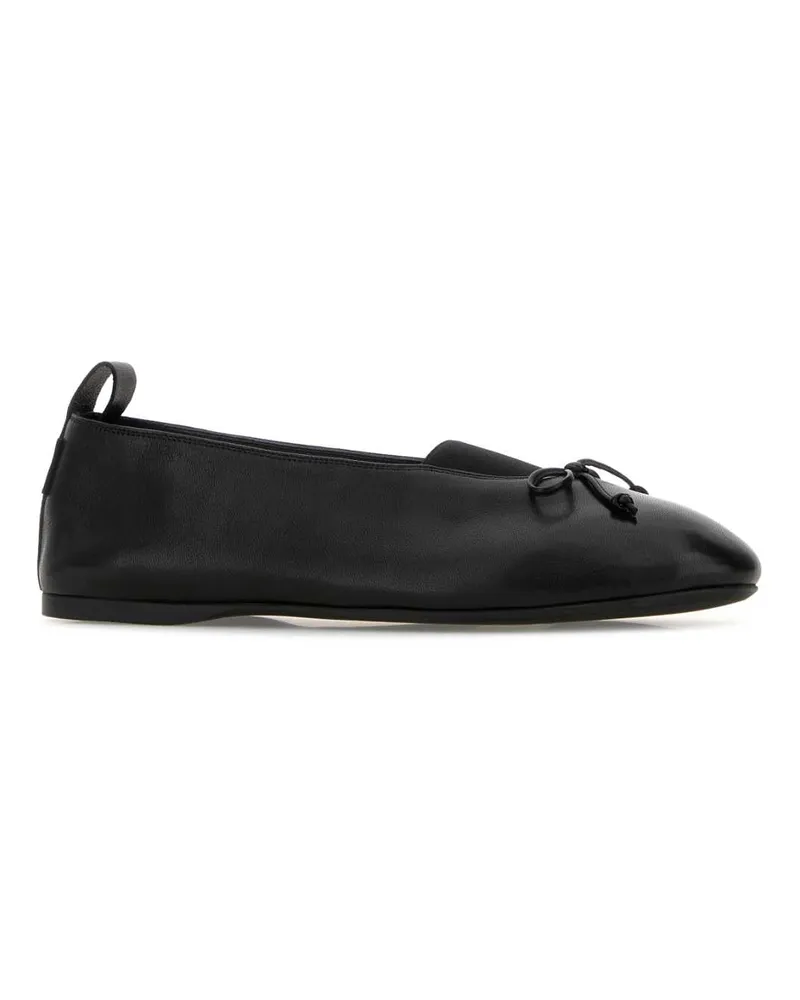 Miu Miu Women's Black Nappa Ballerinas Nero Ballerine Flat Shoes Black
