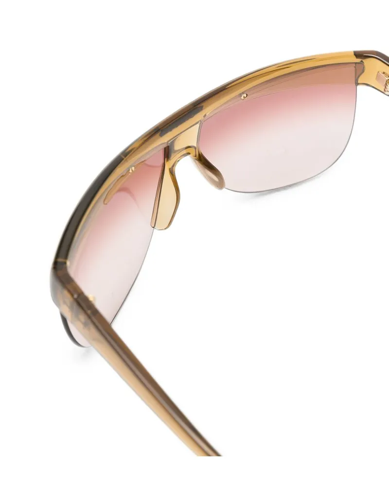 Chloé Gradient Lens Sunglasses — Amber Amber