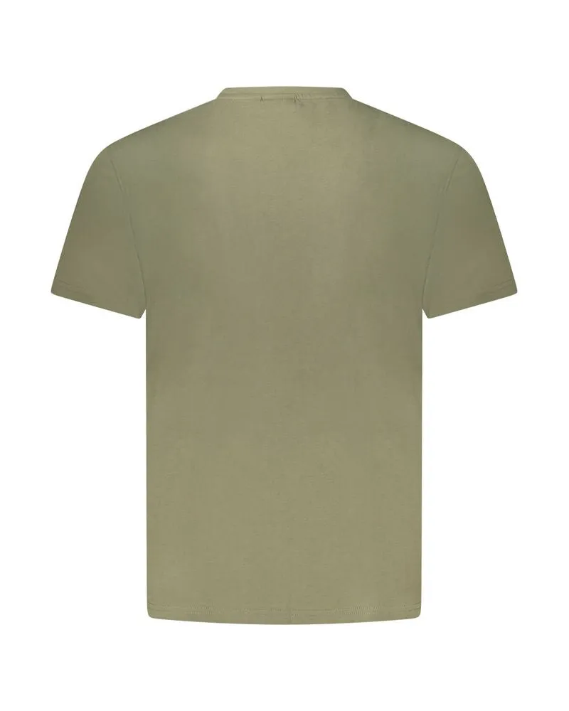 Napapijri Cotton Crew Neck T-Shirt — Green Green