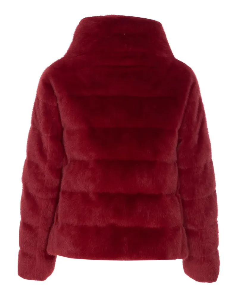 Herno Women's High-Neck Padded Jacket Aw25 W Burgundy