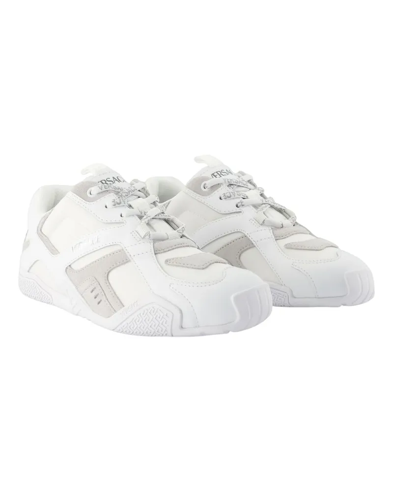 Versace Women's Sneakers -  Leather White Calfskin Shoes White
