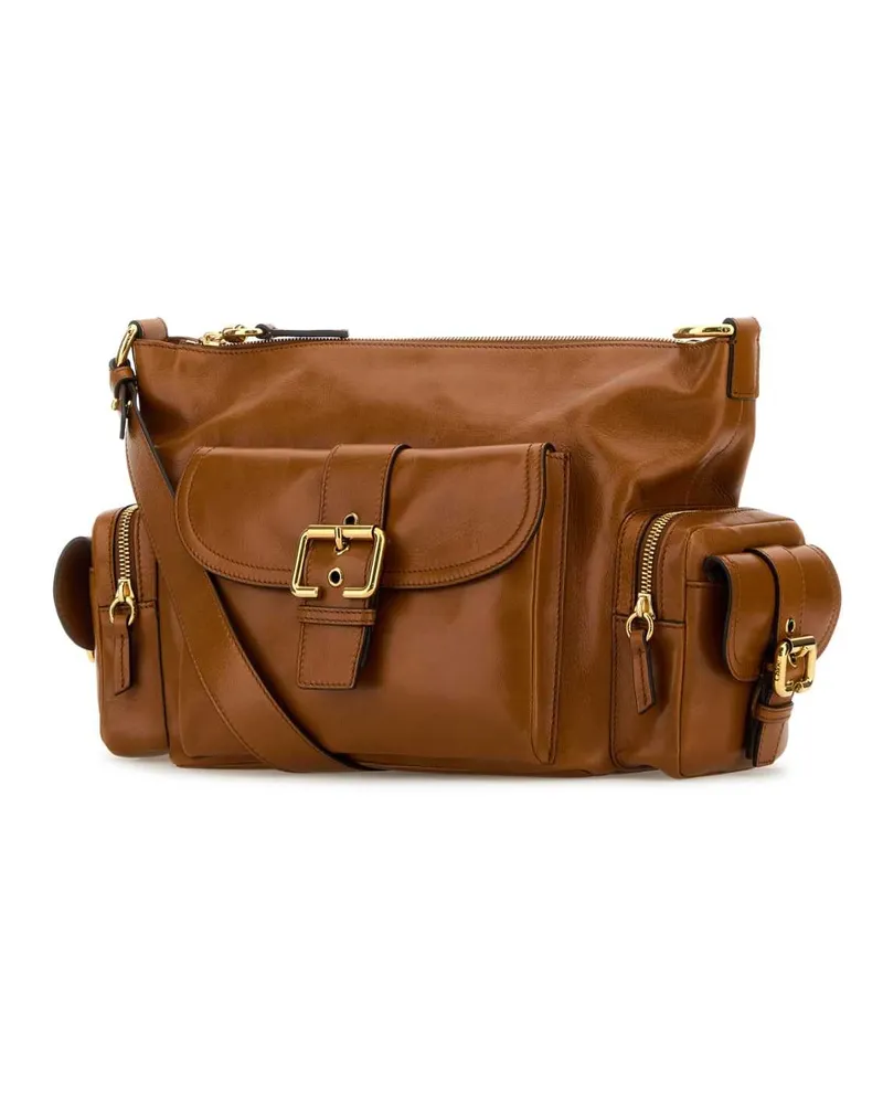 Chloé Women's Caramel Leather Camera Bag Handbag Claybrown Borse A Tracolla Brown