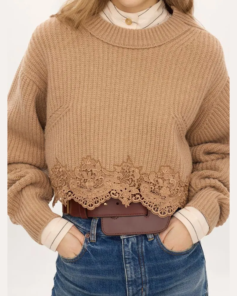 Chloé Sweater — Tan Tan
