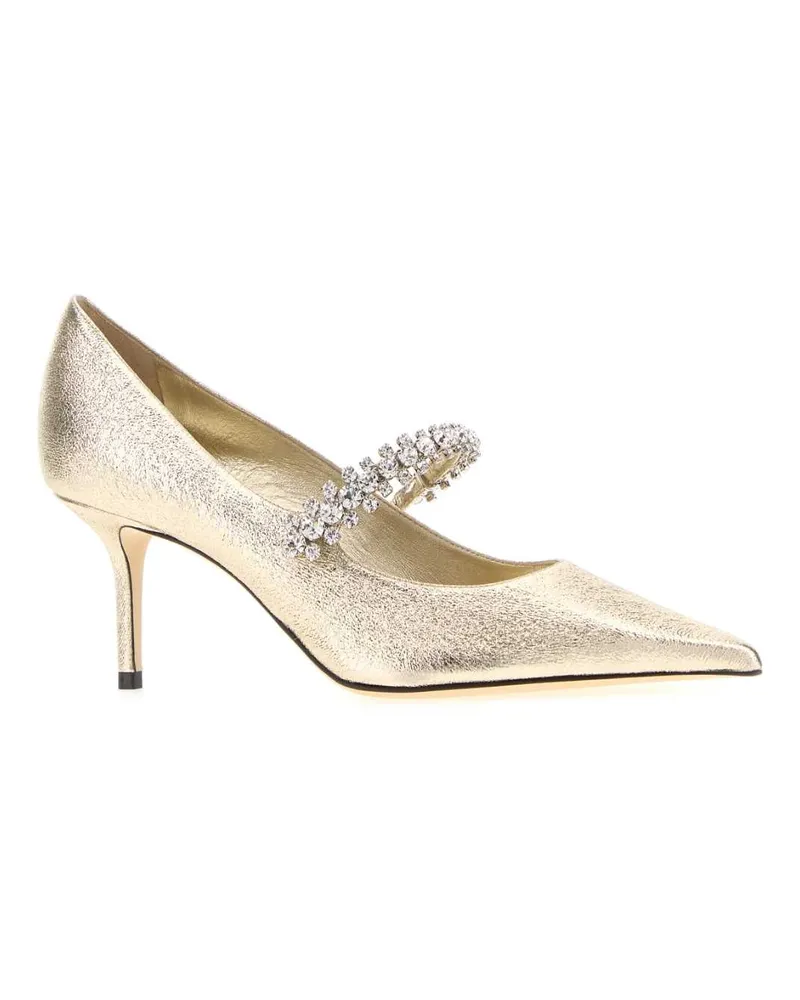 Jimmy Choo Women's Bing Pump Gold Fabric Gold