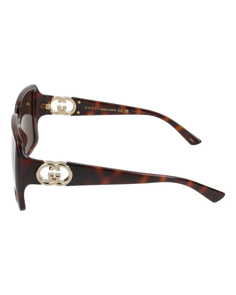 Gucci Women's Gg1692s Sunglasses Havana Injected Havana