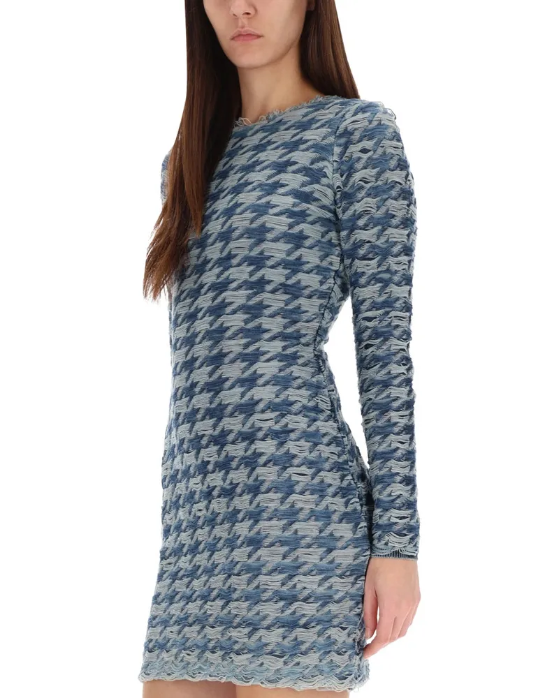 Diesel Cotton Dress — Blue Blue