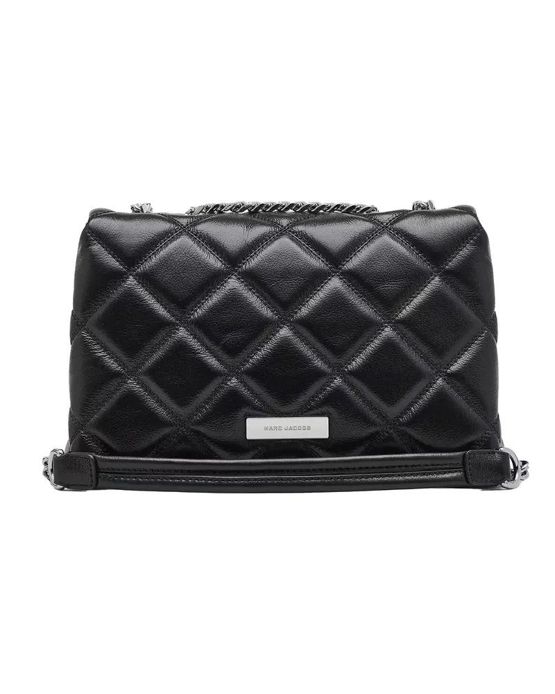Marc Jacobs Quilted Leather Shoulder Bag — Black Black