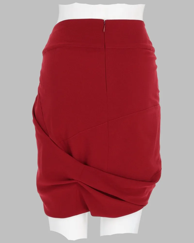 Isabel Marant Women's Skirt Sabrina Bordeaux Acetate Red