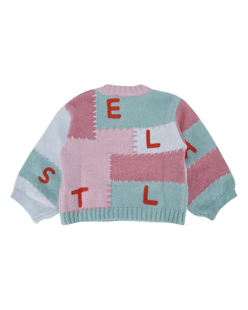 Stella McCartney Kids Boys' Jumper Colourful Polyester Polyamide Elastane Felpe Sweater Multicolor