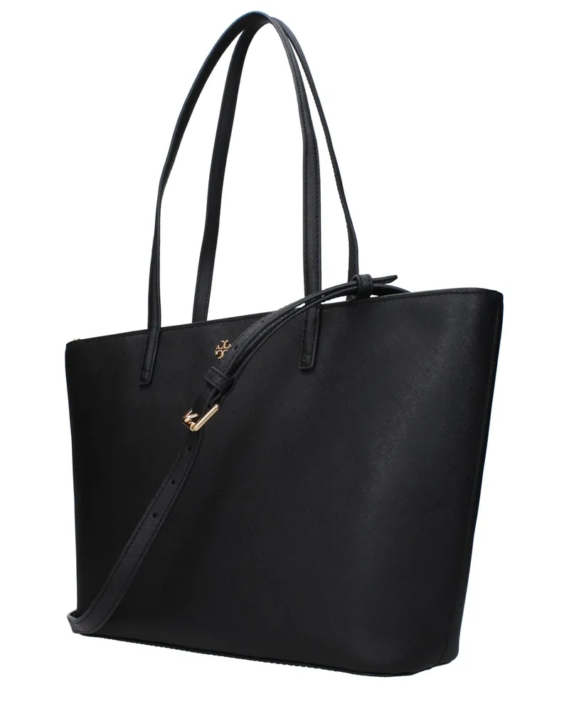 Tory Burch Women's Black Leather Shoulder Bag Black
