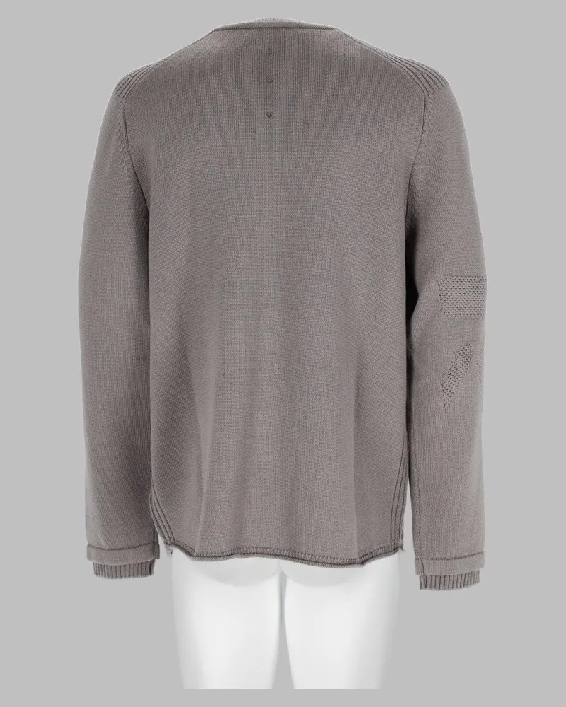 Premiata Virgin Wool Sweater — Gray Gray