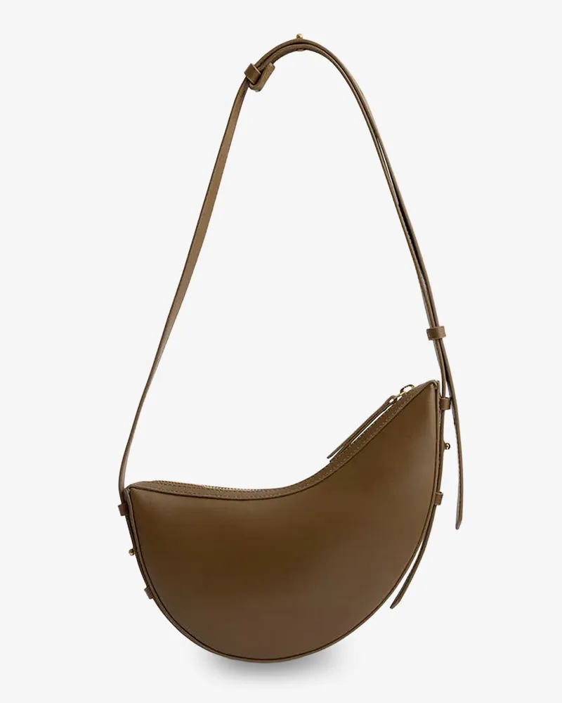 Soeur Women's Crossbody Bag Wino Mini Brown Leather Shoulder Brown