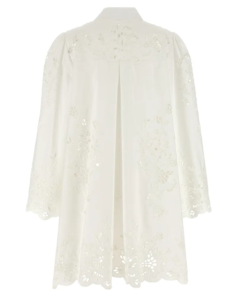 Dolce & Gabbana Women's White Cotton Short Dress White