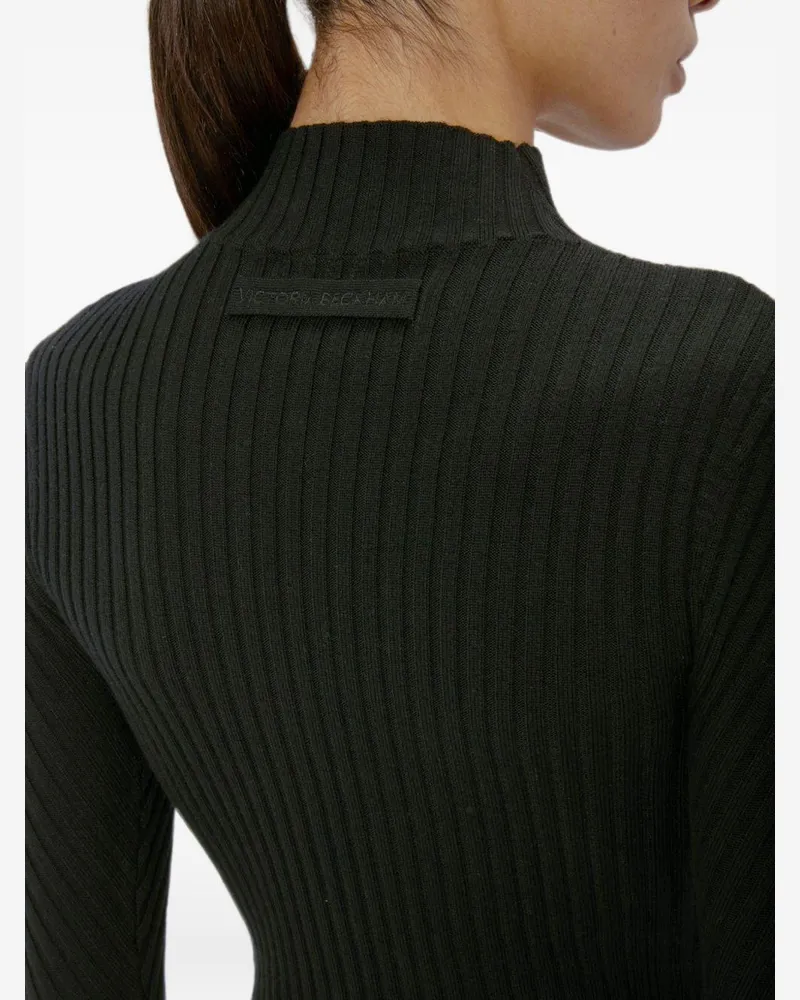 Victoria Beckham Women's Sweater Merino Wool Black Black