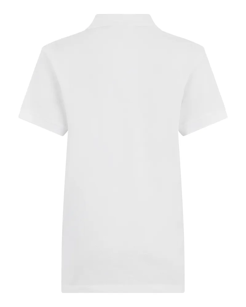 Kitsuné Women's Cotton Polo Shirt White Tops White