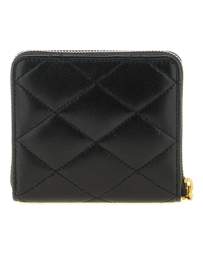 Saint Laurent Women's Black Lamb Leather Cardholder Accessory Black