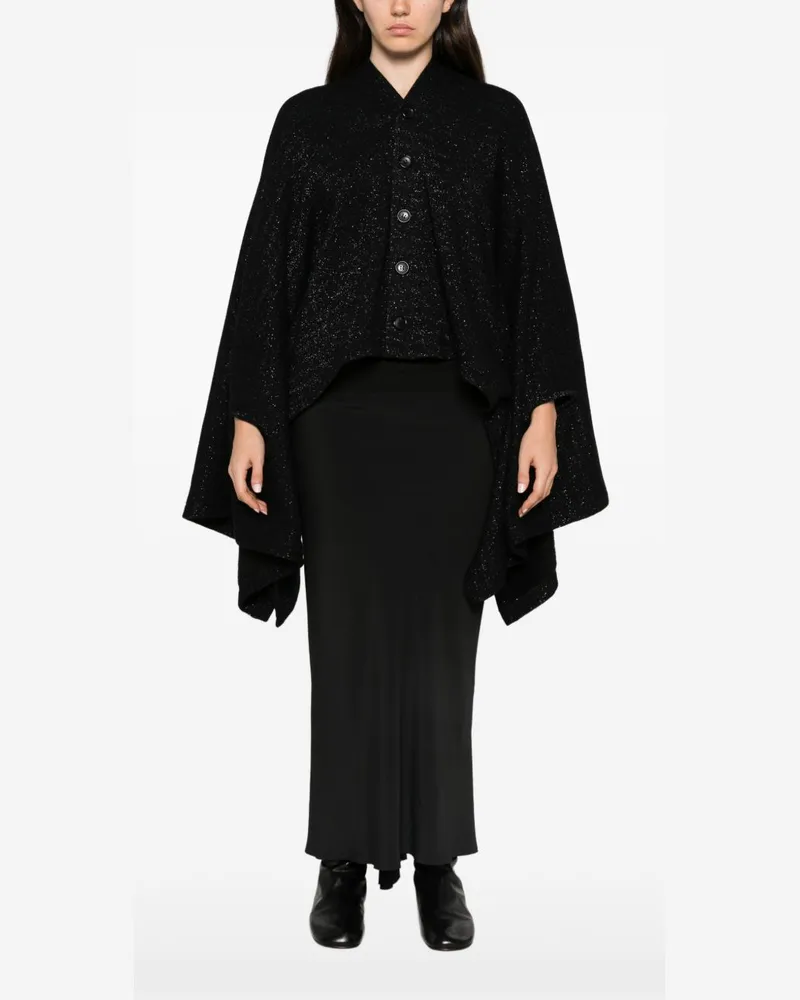 Junya Watanabe Wool-Blend Cardigan — Black Black