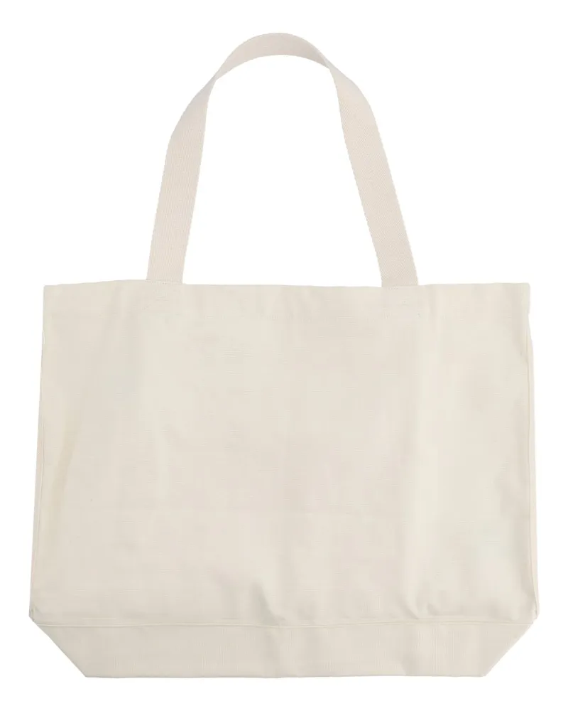 Kitsuné Embroidered Cotton Tote Bag — Pink Pink