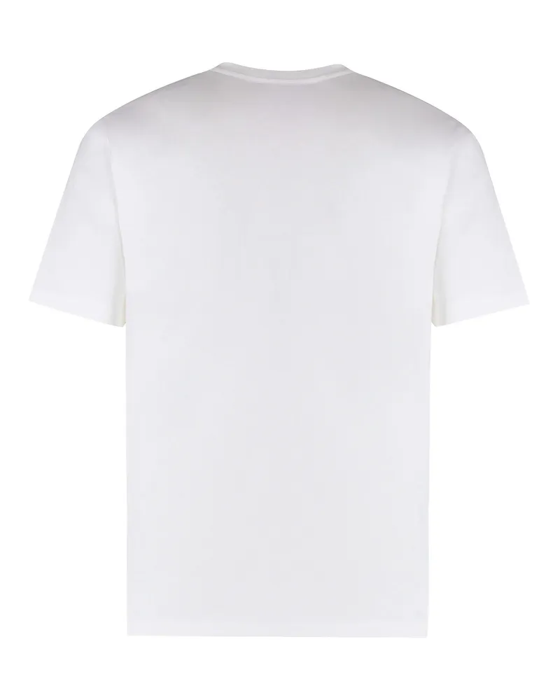 Valentino Garavani Men's Valentino Cotton Crew-Neck T-Shirt Ivory T-Shirts And Polos White