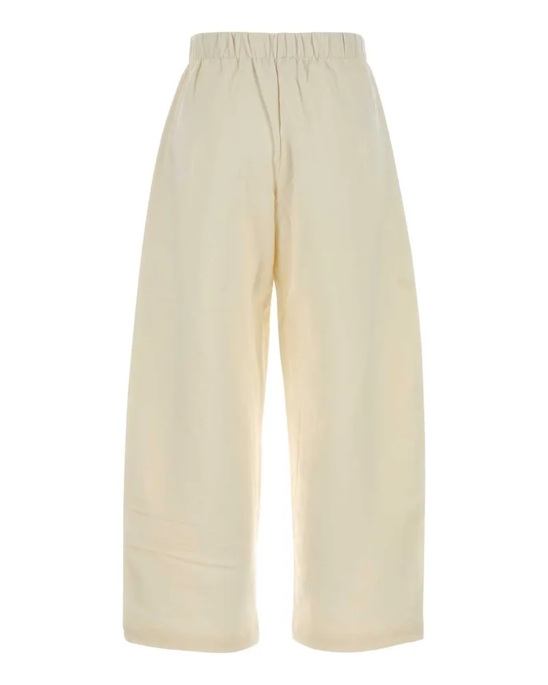 Max Mara 2521786038600 001 Bianco Pantaloni Trousers White