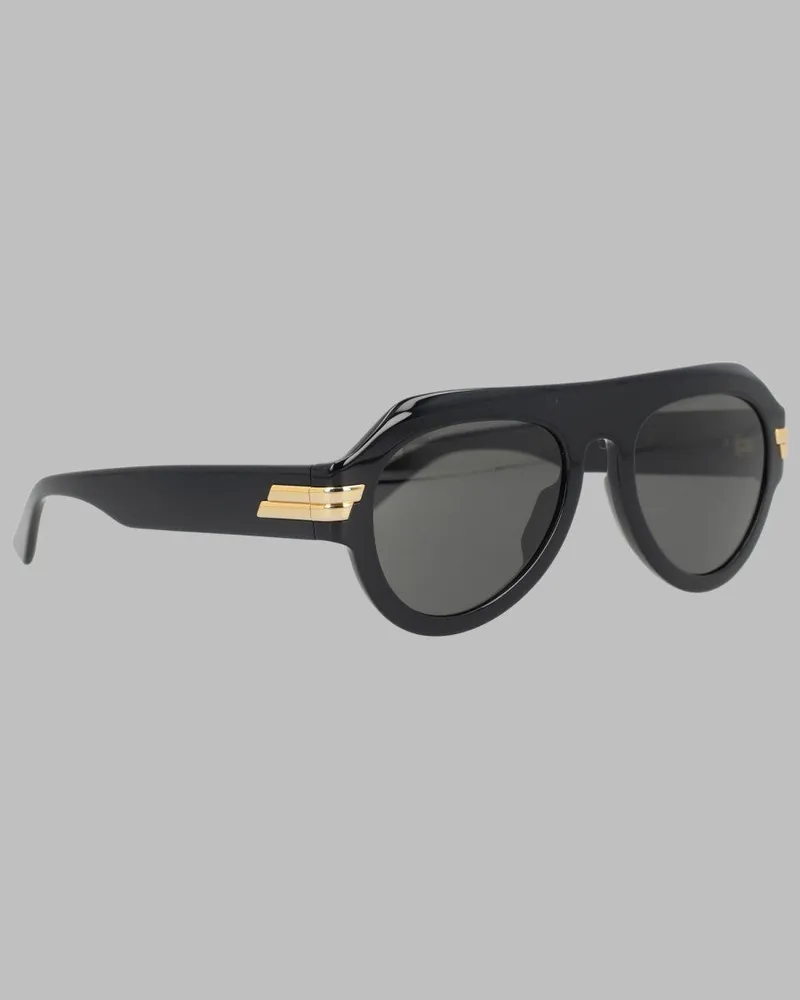 Bottega Veneta A00998_V2Q301049 Aviator Sunglasses — Black Black