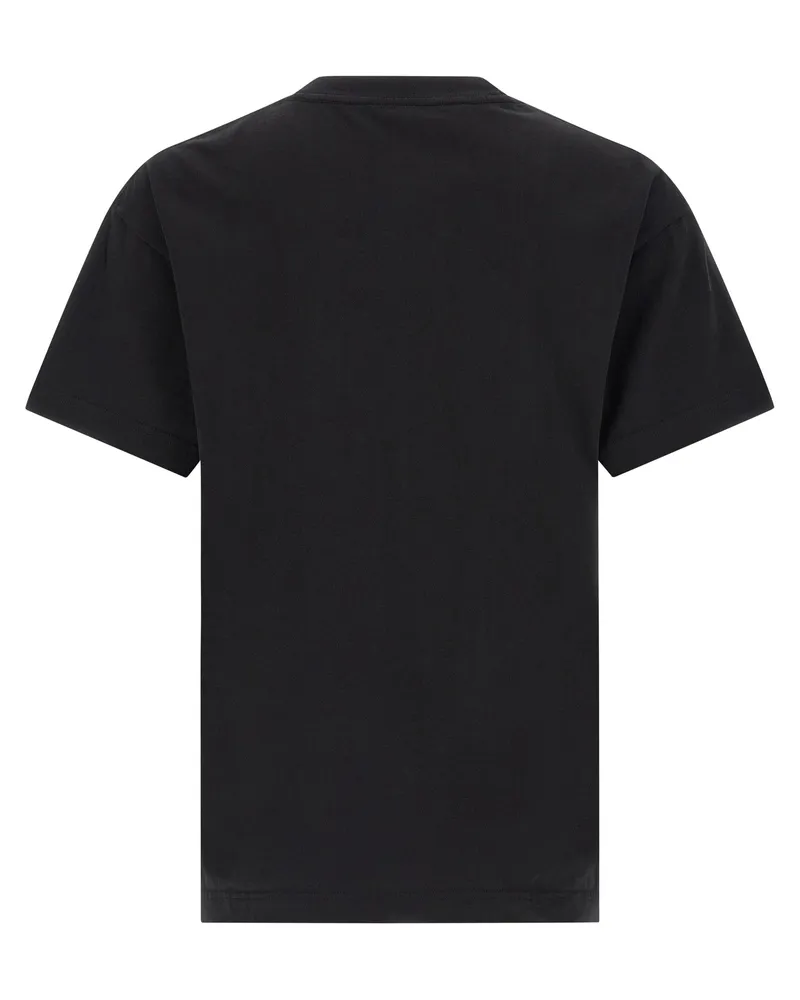 Palm Angels Men's Black Cotton T-Shirt Black