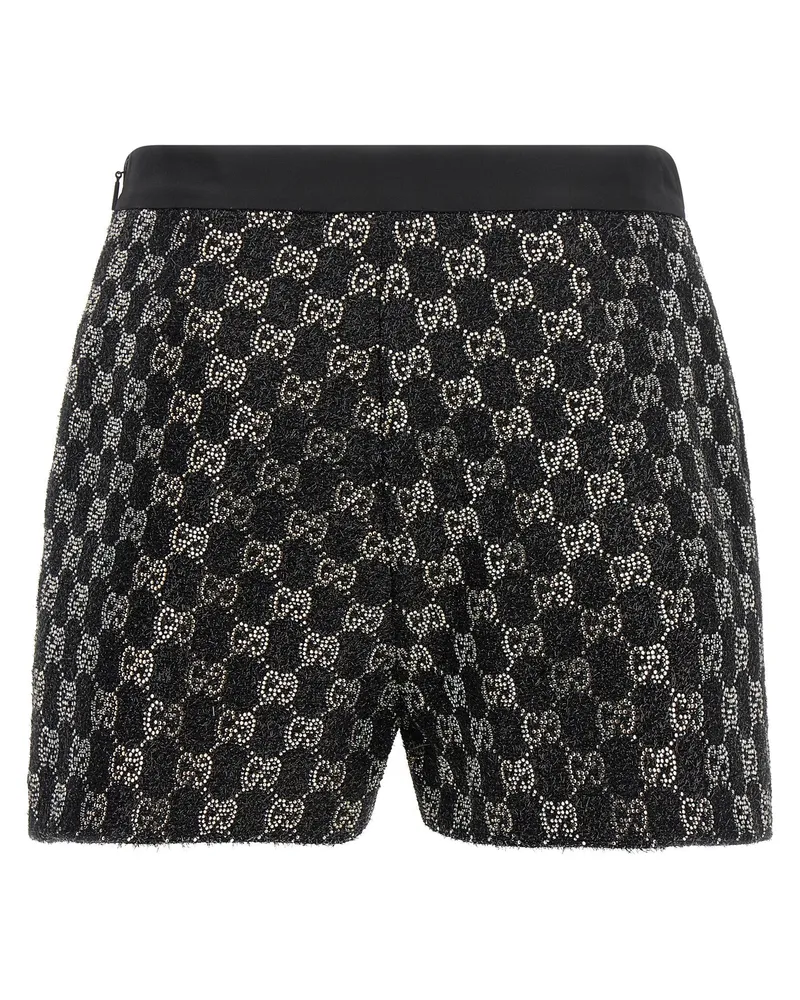 Gucci Women's Black Viscose Bermuda Shorts Black