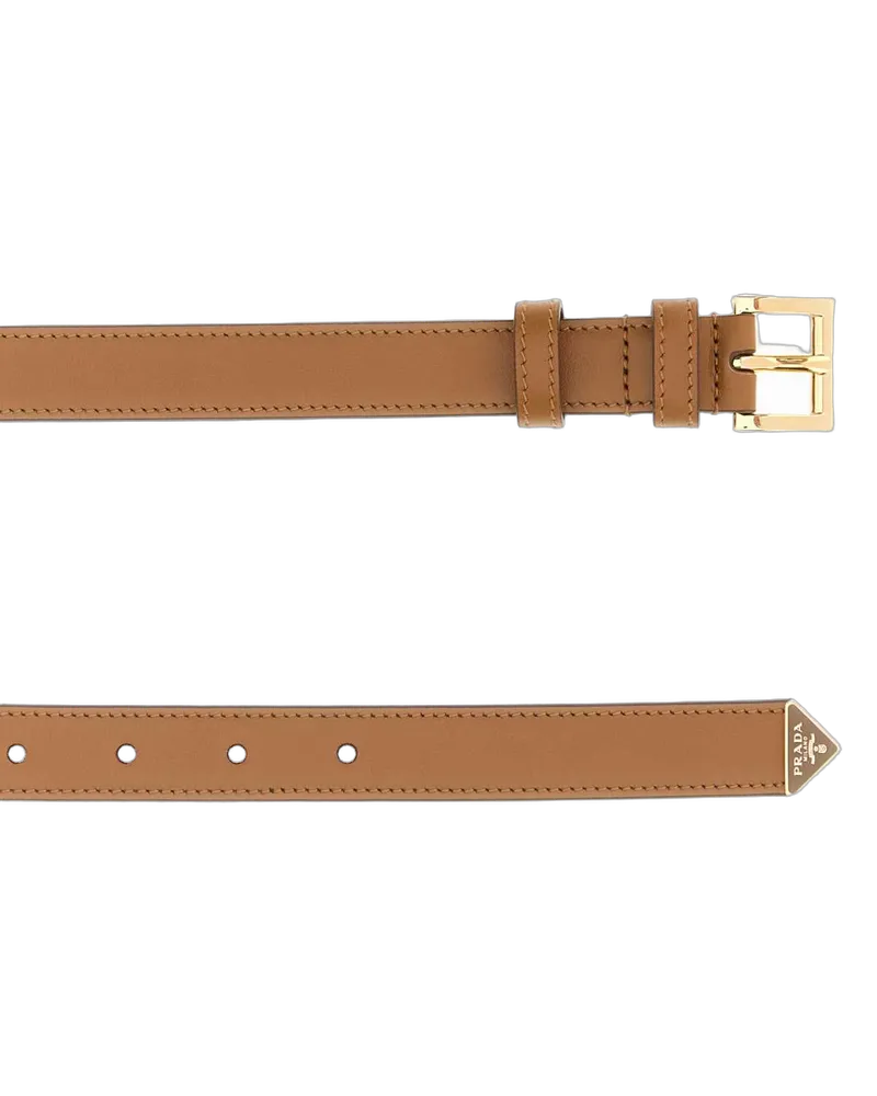 Prada Women's Belt Brown Calf Leather Brown