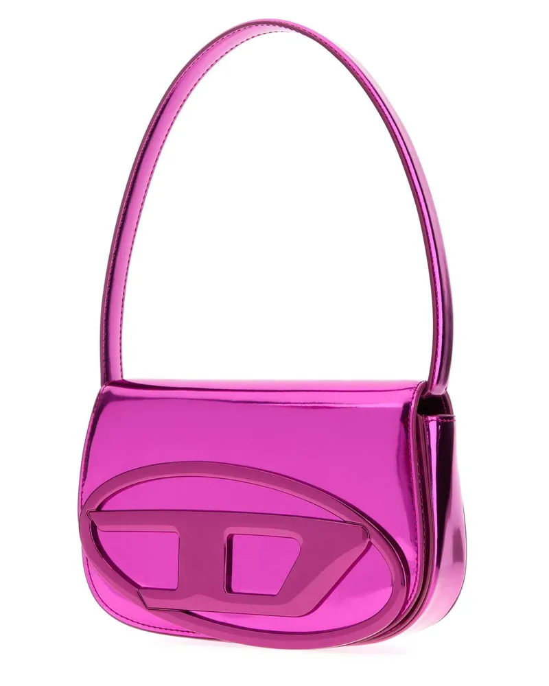 Diesel Women's Fuchsia Leather 1dr Shoulder Bag T5007 Borse A Mano Pink