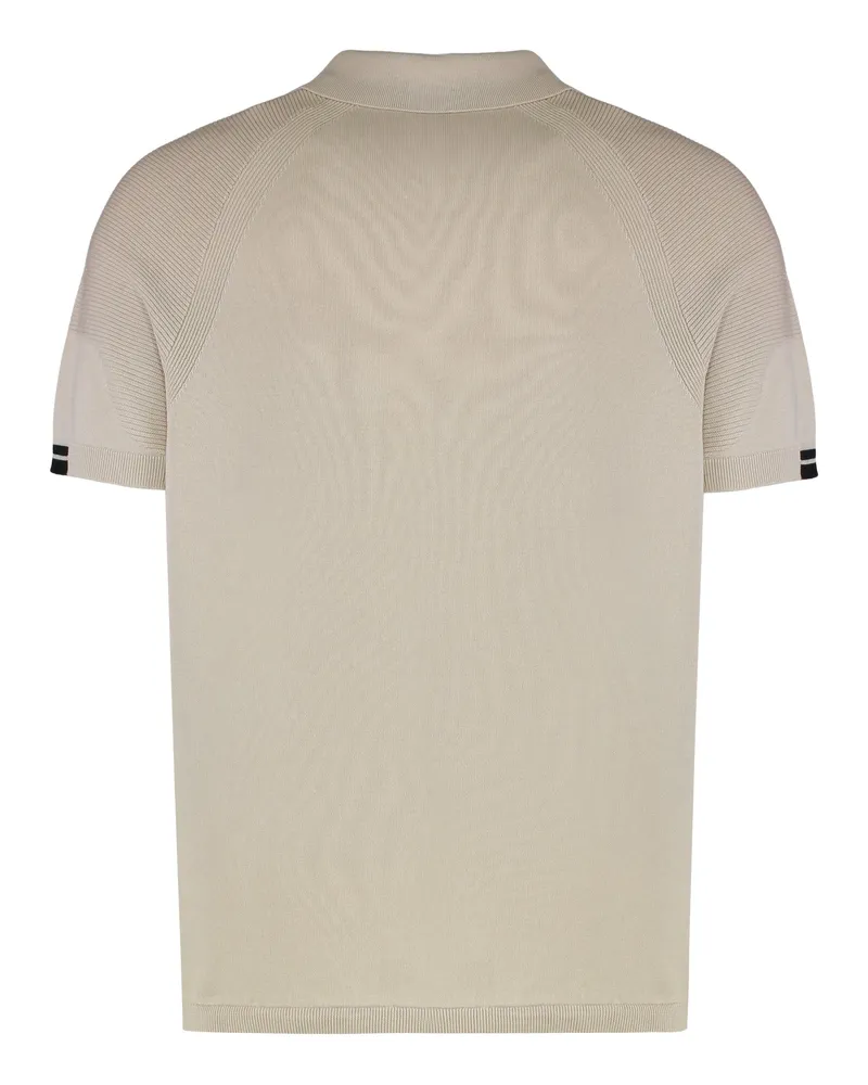 HUGO BOSS Men's Polo K Perform Max Beige Cotton Blend Lyocell Shirts T-shirts And Polos Beige