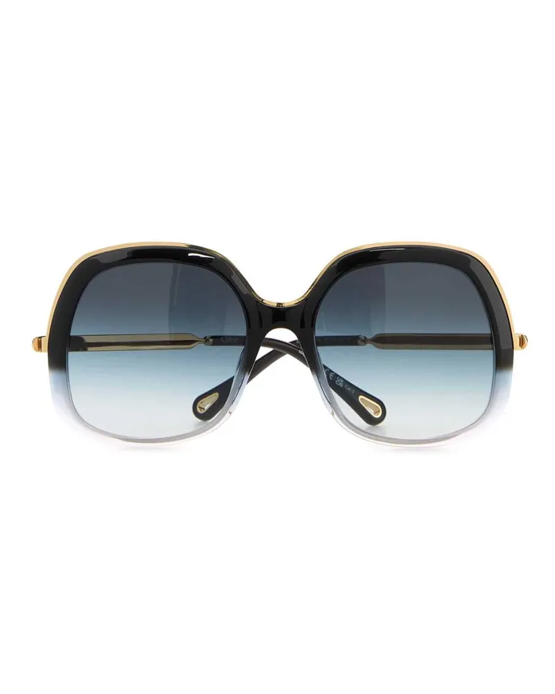Chloé Women's Black Acetate Sunglasses Greygoldgrey Exterior: Occhiali Da Sole Gray