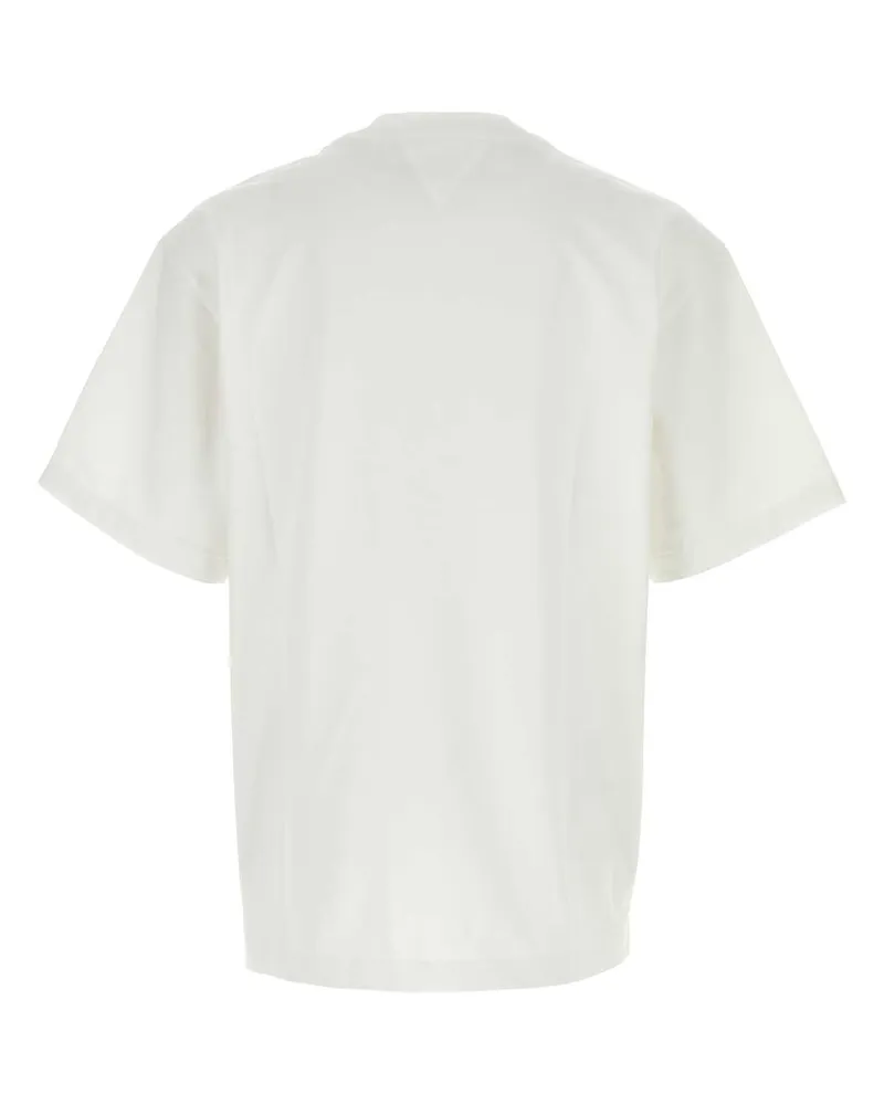 Bottega Veneta Men's White Cotton T-Shirt Exterior Exterior: T-shirts And Polos White